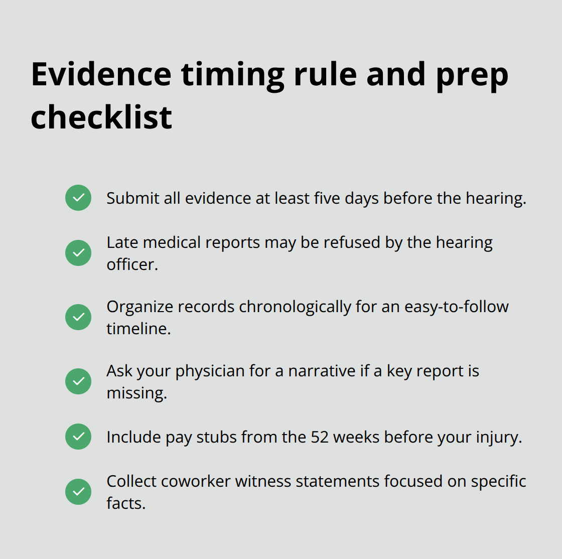 What to submit and when for an Ohio BWC hearing - BWC claim hearing Ohio