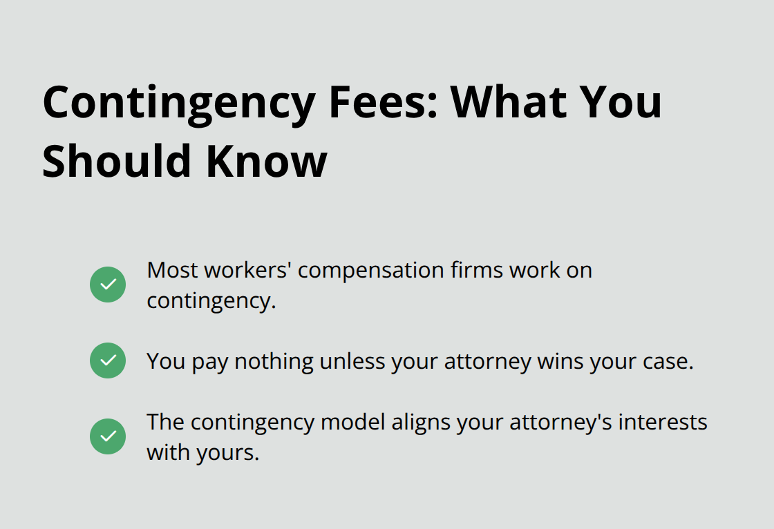 Key points explaining contingency fee arrangements for Ohio workers' compensation attorneys - Cleveland area injury attorney