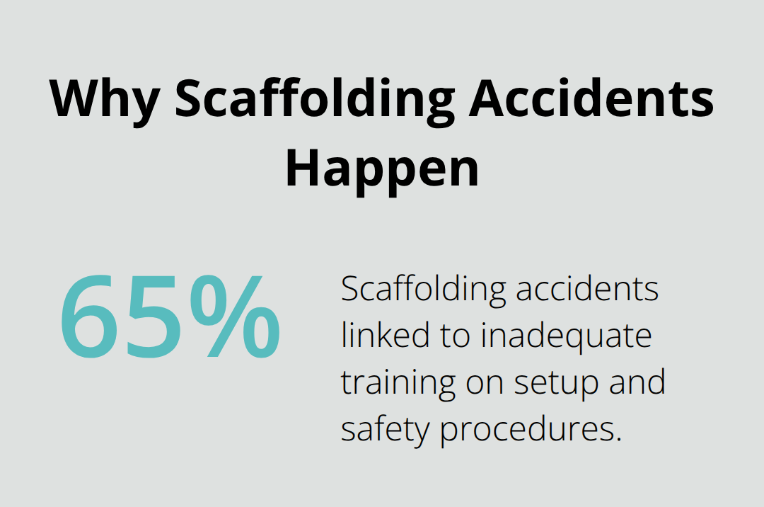 OSHA reports 65% of scaffolding accidents are linked to inadequate training.
