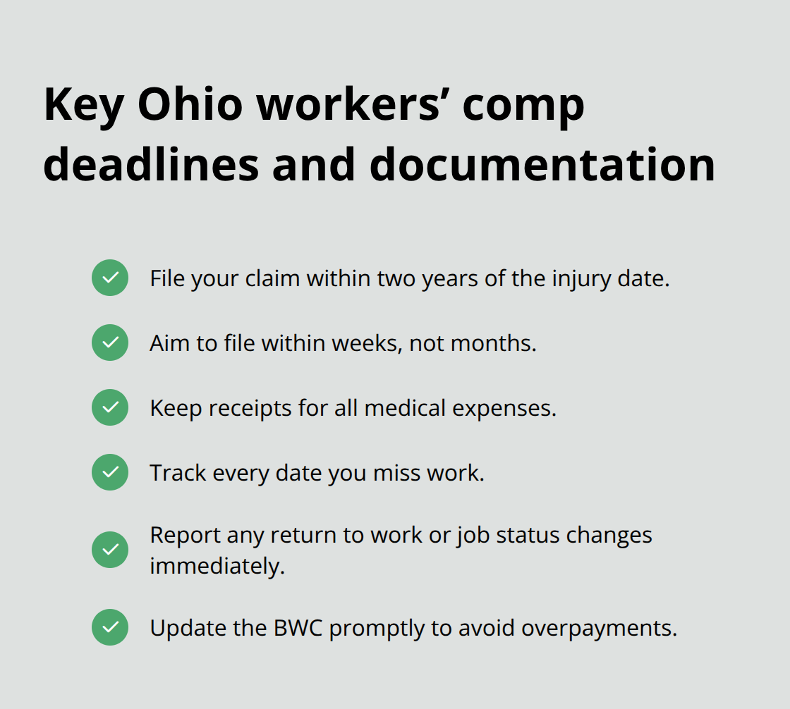 Essential deadlines and recordkeeping tips for Ohio BWC hand injury claims - Hand injury Ohio claim