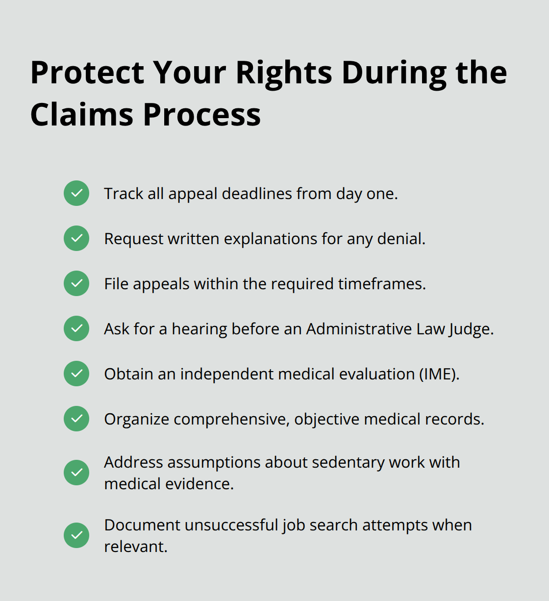 Checklist of critical rights and action steps for Ohio permanent disability claims - Permanent disability Ohio rights